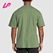 green oversized tee